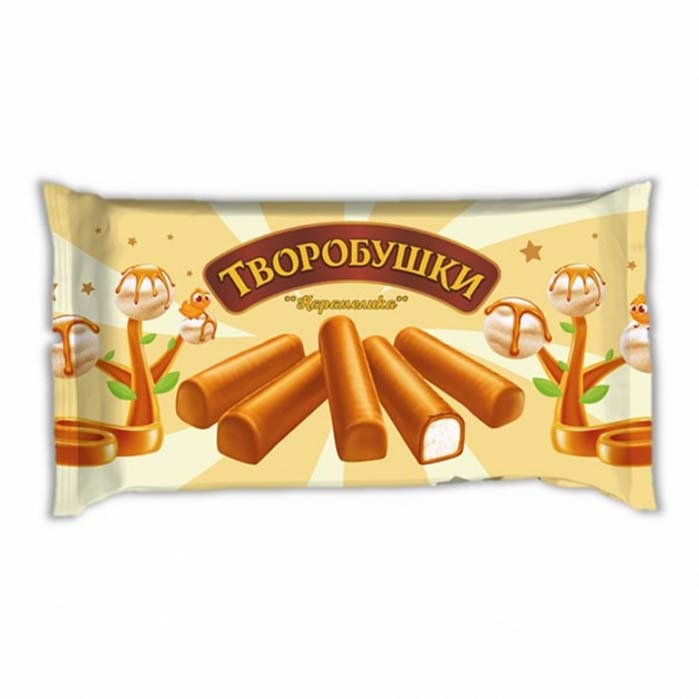 

Сырок творожный Творобушки Карамелика глазированный 21% БЗМЖ 150 г
