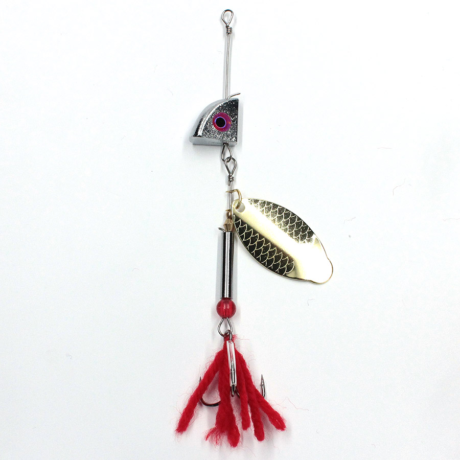 

Блесна вращающаяся Namazu Al-Strasa, вес 15 г, цвет 02 (латунь)