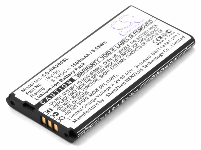

Аккумулятор для телефона Nokia X2 Dual sim (BV-5S)