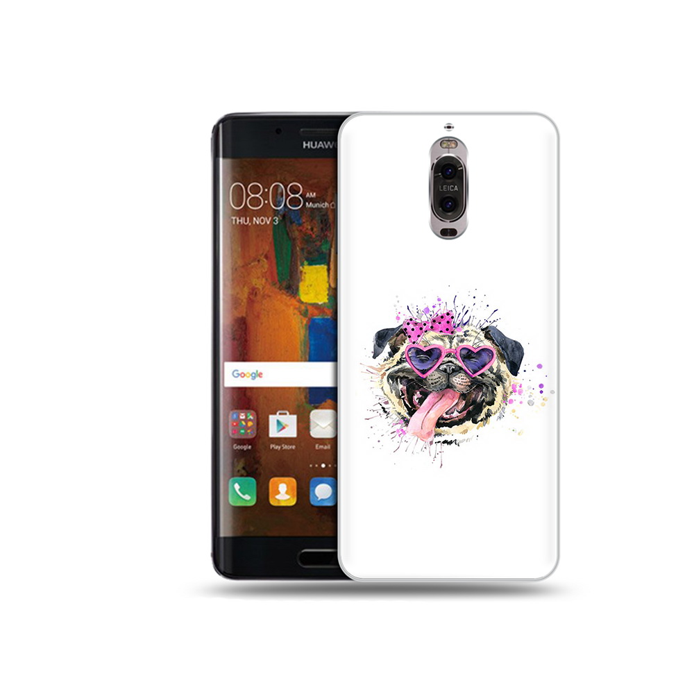 

Чехол MyPads Tocco для Huawei Mate 9 Pro Веселая собака (PT50613.55.43), Прозрачный, Tocco