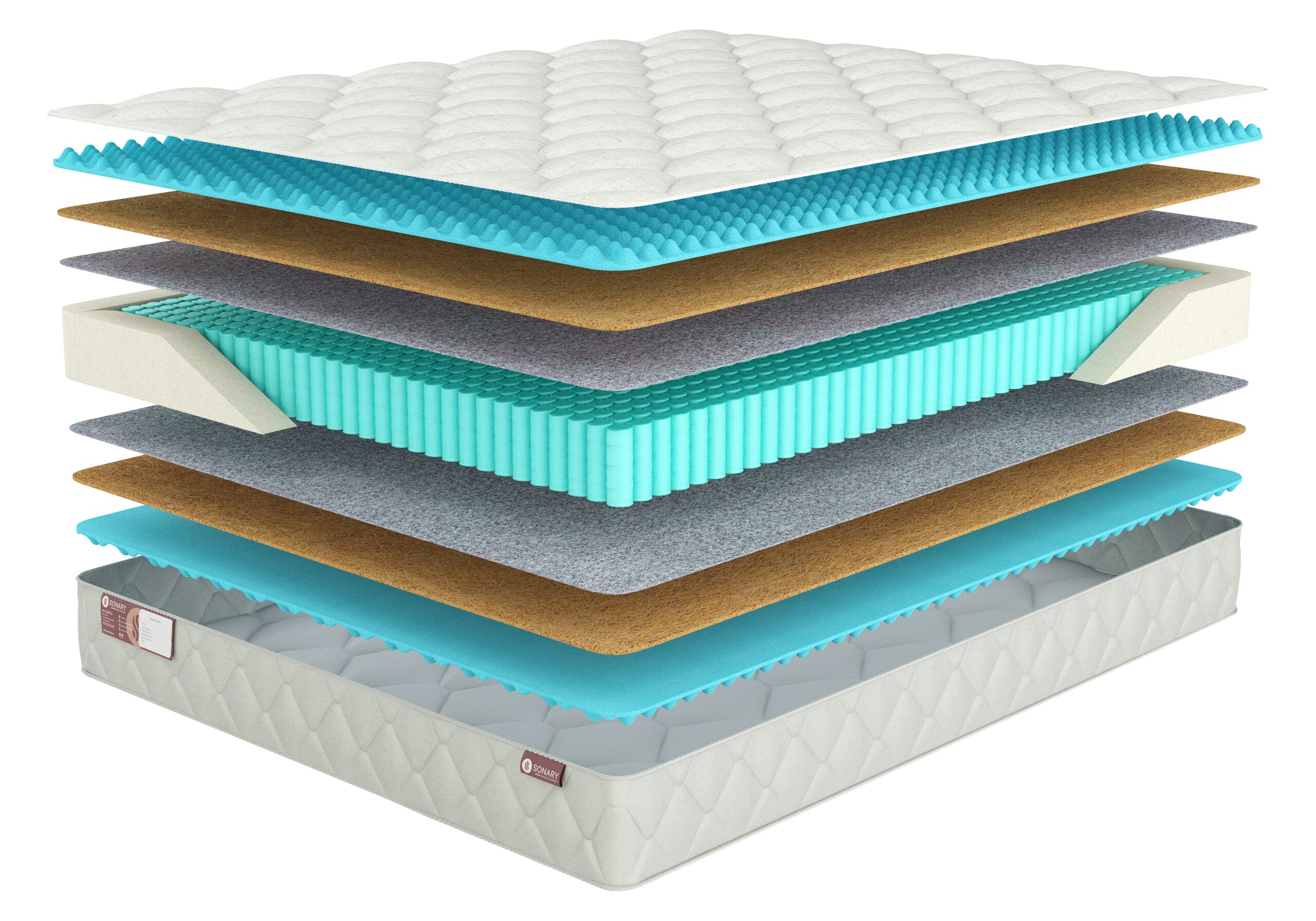 

Матрас Sonary Relax Brad 70х180, Белый, Brad