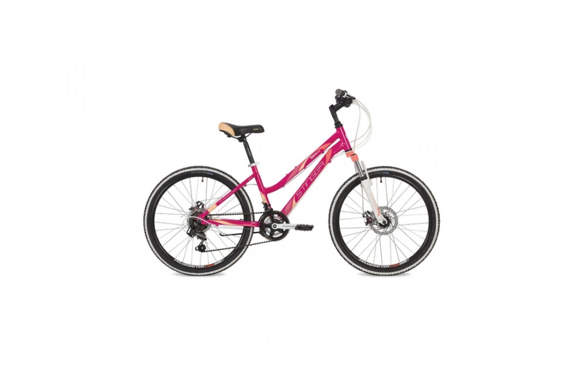 фото Подростковый велосипед stinger laguna d 24" (2021)(14 / розовый/14)