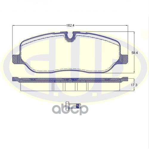 

Колодки Торм Передн Lrov Lr3 05-09/Lrov Range Rover 06-09/Lrov Range Rover Sport 06-09 G.U