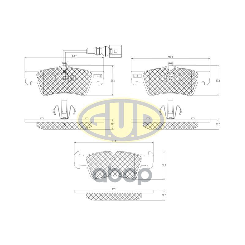 

Колодки Торм Передн Vw Multivan Mk V 03-/Vw Transporter V Box 03-/Vw Transporter V Bus 03-