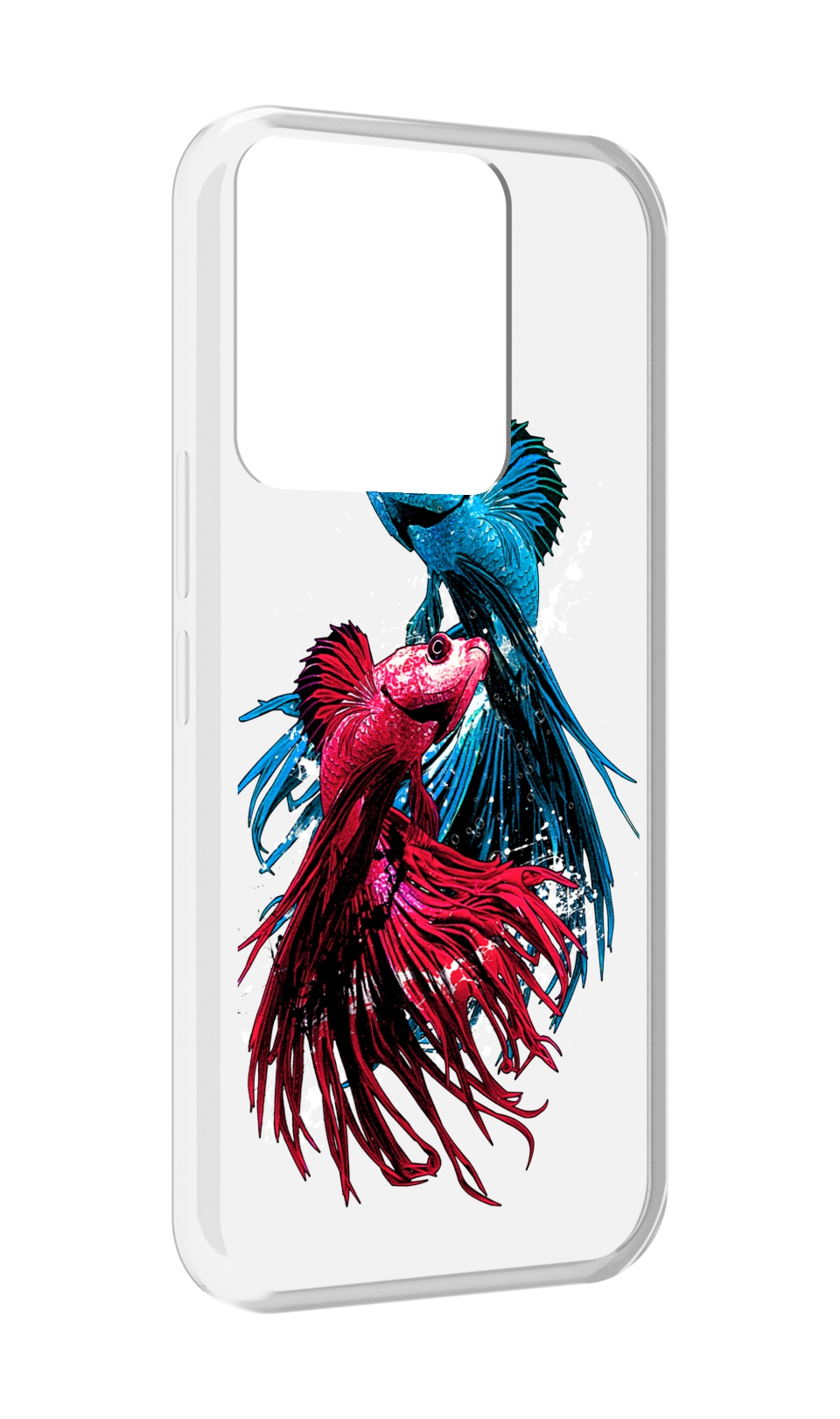 

Чехол MyPads рыбы петушки для Tecno Spark Go 2022 / Tecno Spark 8C, Прозрачный, Tocco