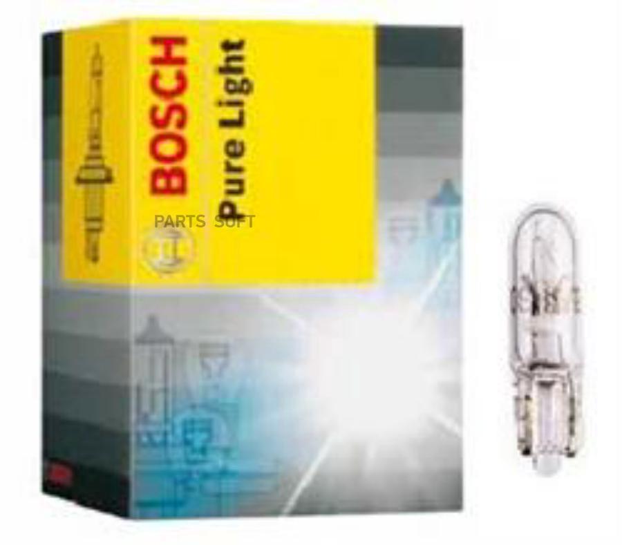 

BOSCH 1987302240 ЛАМПА W2,3W 12V 2,3W PURE LIGHT (CB)