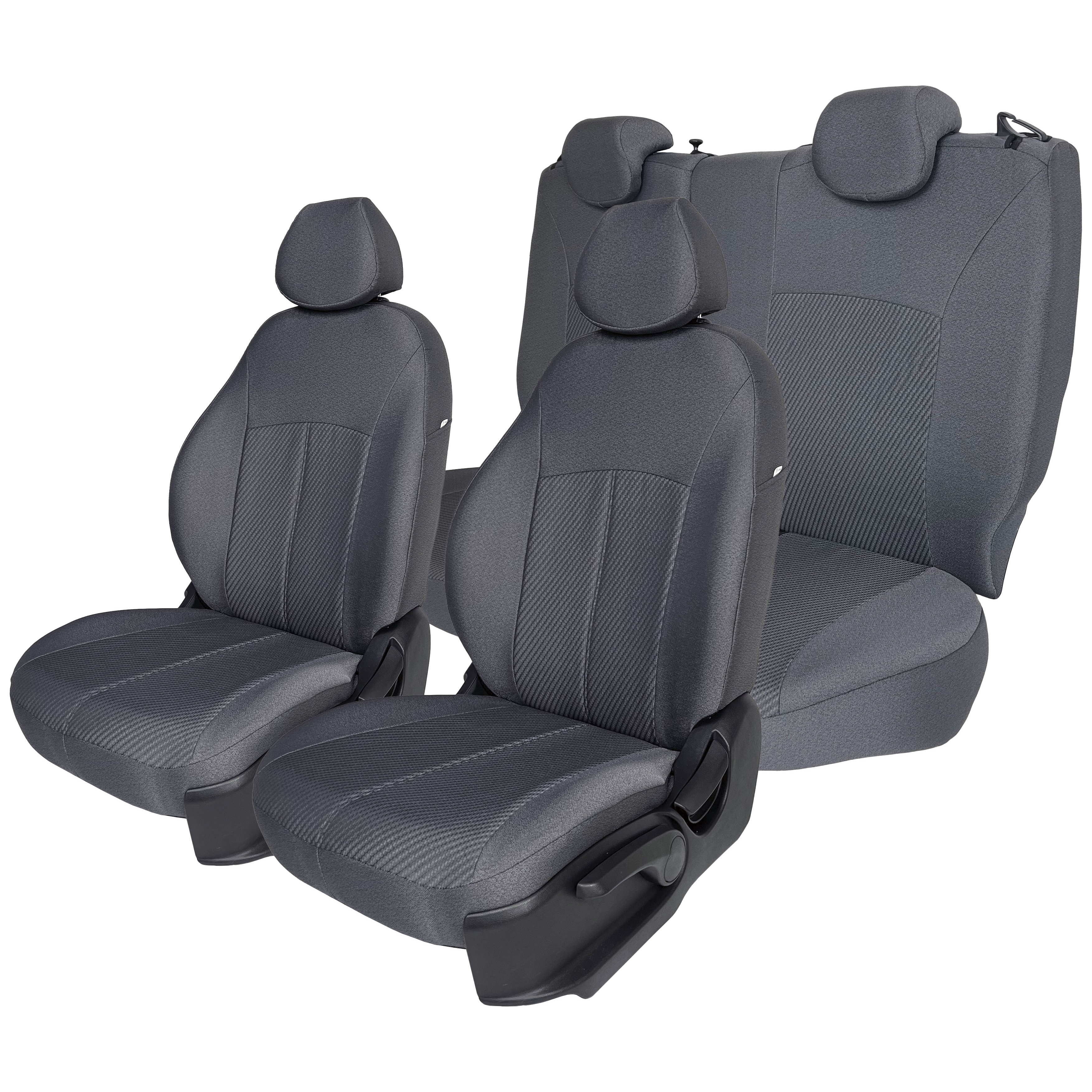 

TREND ША2-ЖС Чехлы Chevrolet Aveo 12-15 жаккард спинка 1/2 серые Ростов *, Серый
