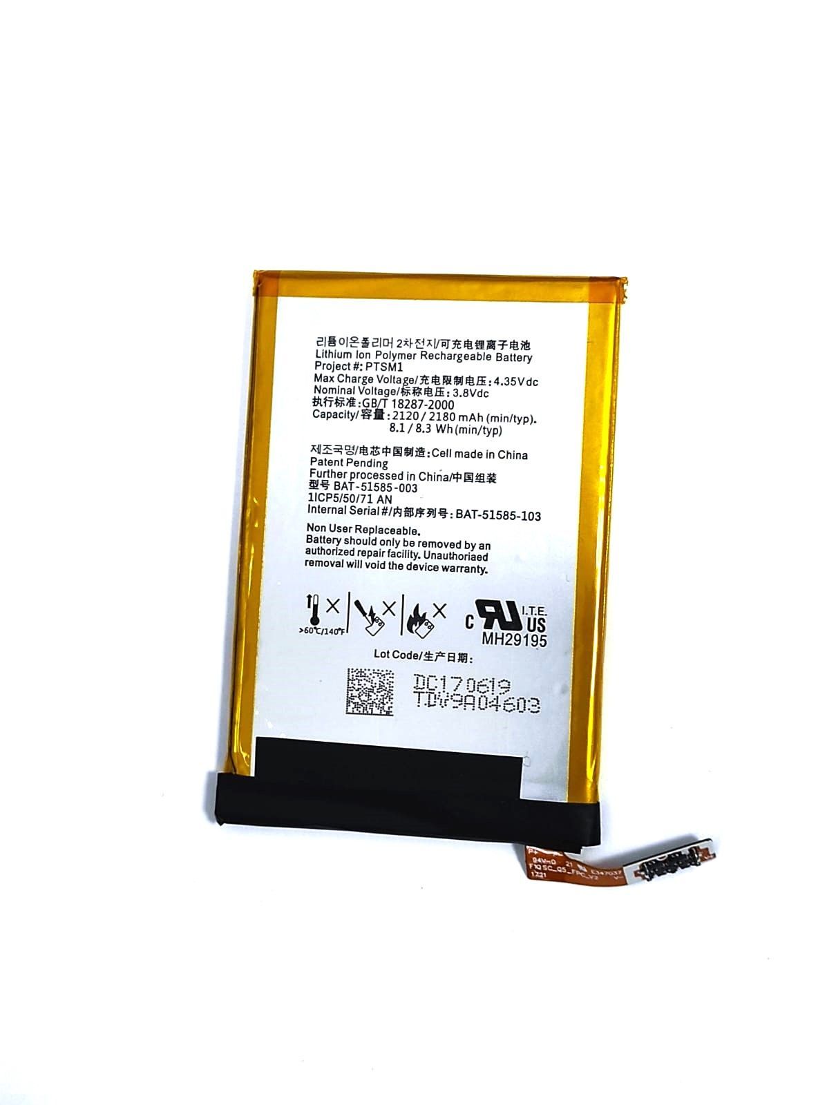 

Аккумулятор для телефона BLACKBERRY Q5 BAT-51585-003 / PTSM1 2120/2180mAh мАч 2120