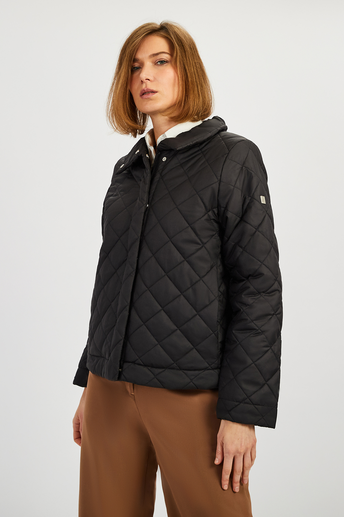 

Куртка женская Baon B0322501 черная 2XL, Черный, B0322501