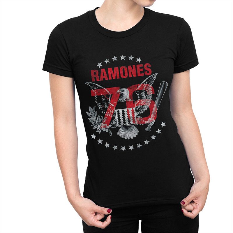 

Футболка женская Dream Shirts Ramones 555964111 черная L, Ramones 555964111