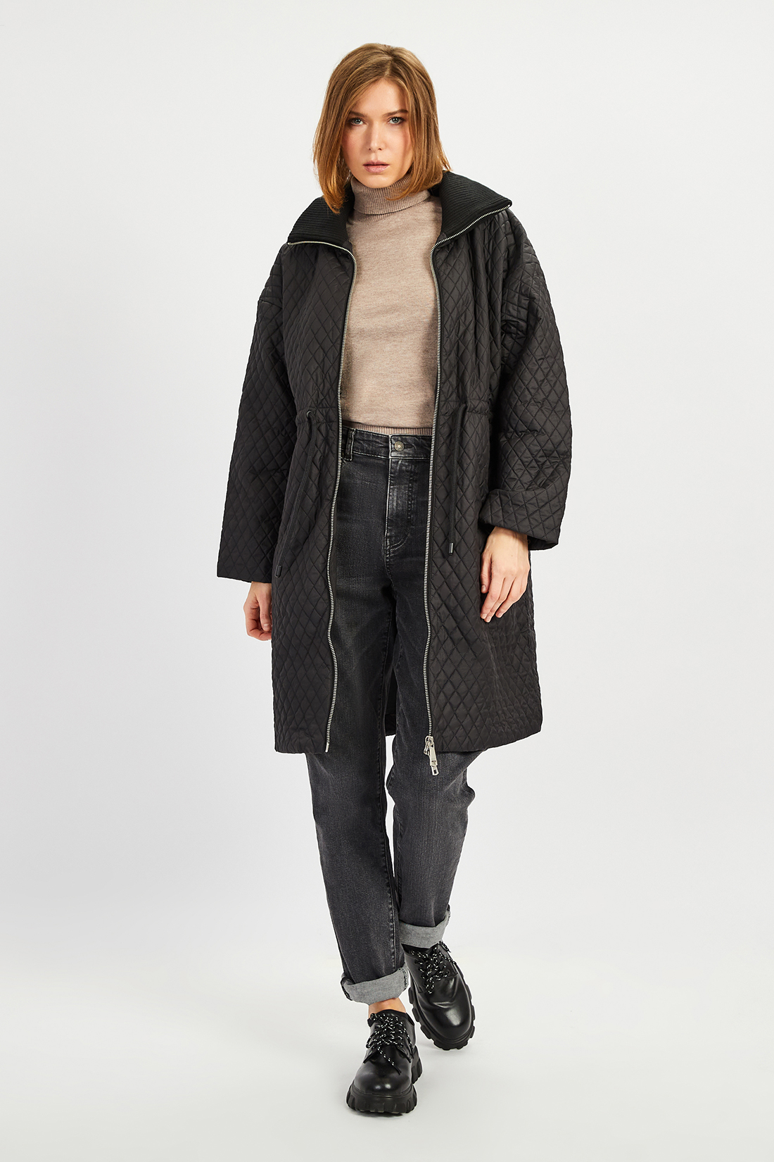 

Куртка женская Baon B0322518 черная 2XL, B0322518