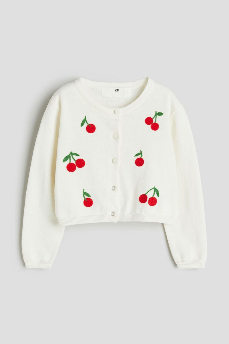 

Кардиган детский H&M 1216920, белый, 98, 1216920