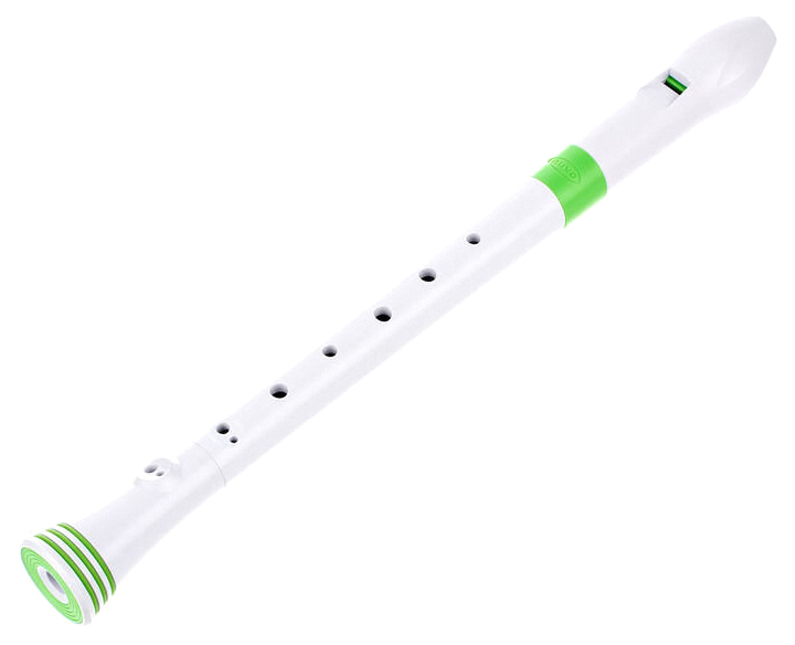 Блок флейта NUVO Recorder White Green барочная система