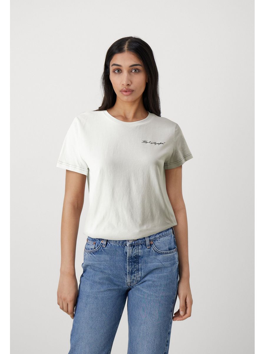 

Футболка женская Karl Lagerfeld K4821D0EL белая 2XL, Белый, K4821D0EL