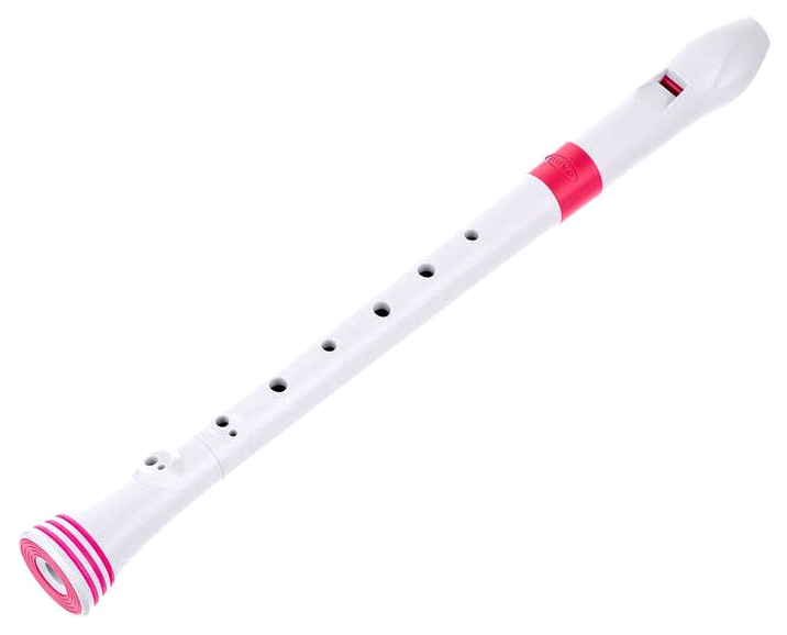 Блок флейта NUVO Recorder White Pink барочная система