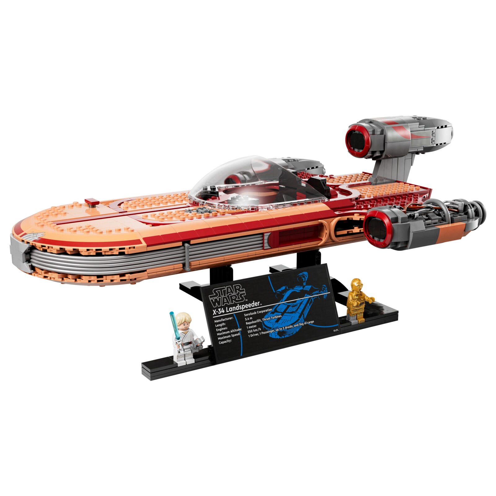 Конструктор LEGO ЛЕГО Star Wars 75341 Лендспидер Люка Скайуокера