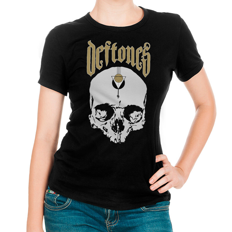 фото Футболка женская dream shirts deftones 555969111 черная l