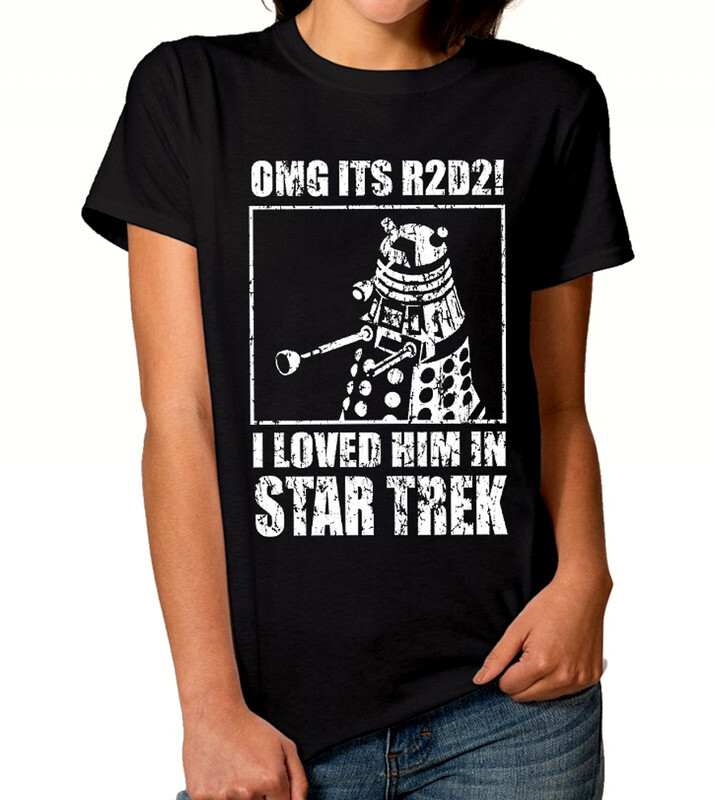 фото Футболка женская dream shirts далек r2-d2 555982111 черная 2xl