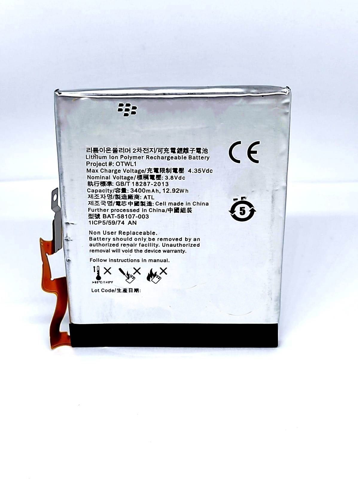 

Аккумулятор для телефона BAT-58107-003 BlackBerry Passport Q30 мАч 3400