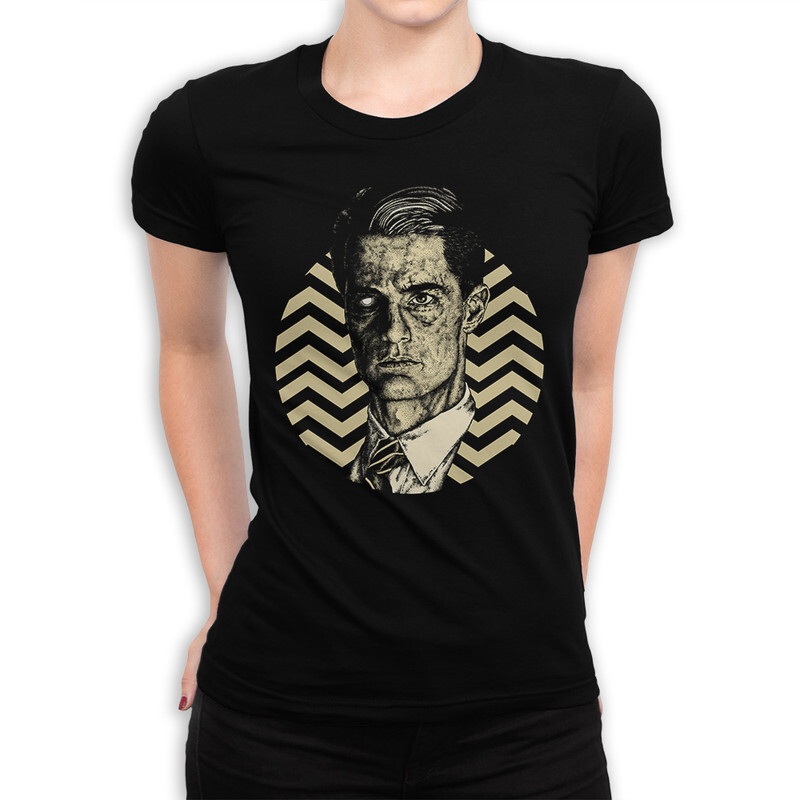 

Футболка женская Dream Shirts Твин Пикс - Дейл Купер 555986111 черная 2XL, Твин Пикс - Дейл Купер 555986111