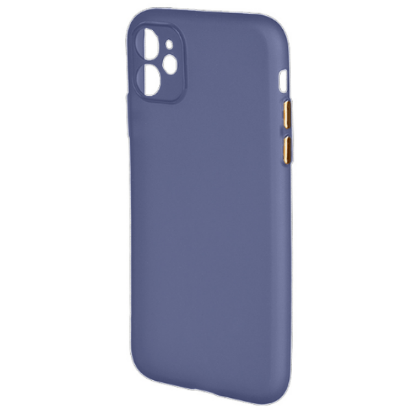 

Чехол iPhone 11 силиконовый Pudding Slim (с закрытой камерой), синий