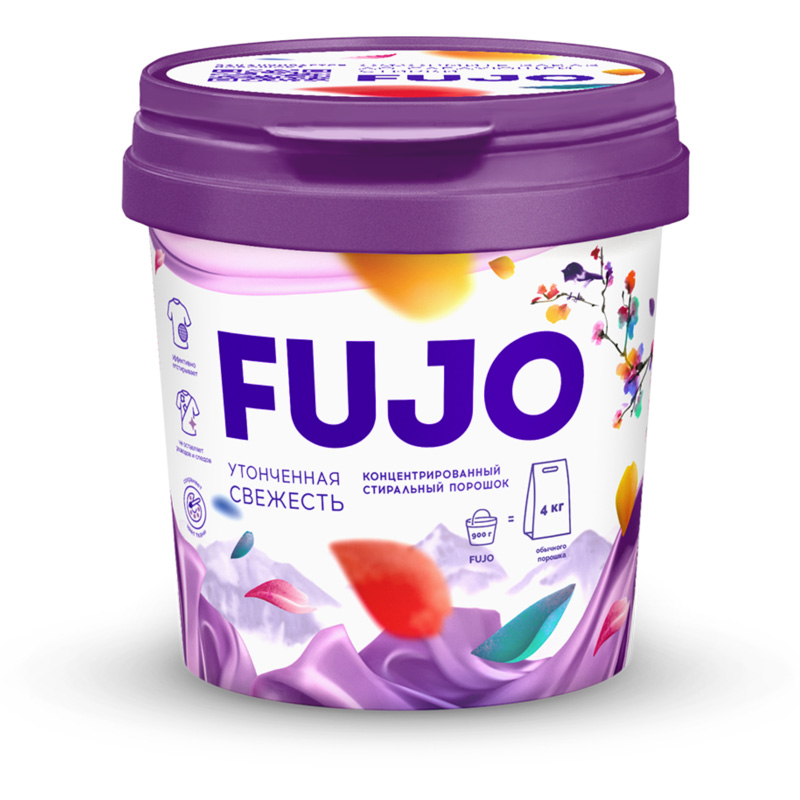 

Концентрированный стиральный порошок FUJO 50 стирок 900 г