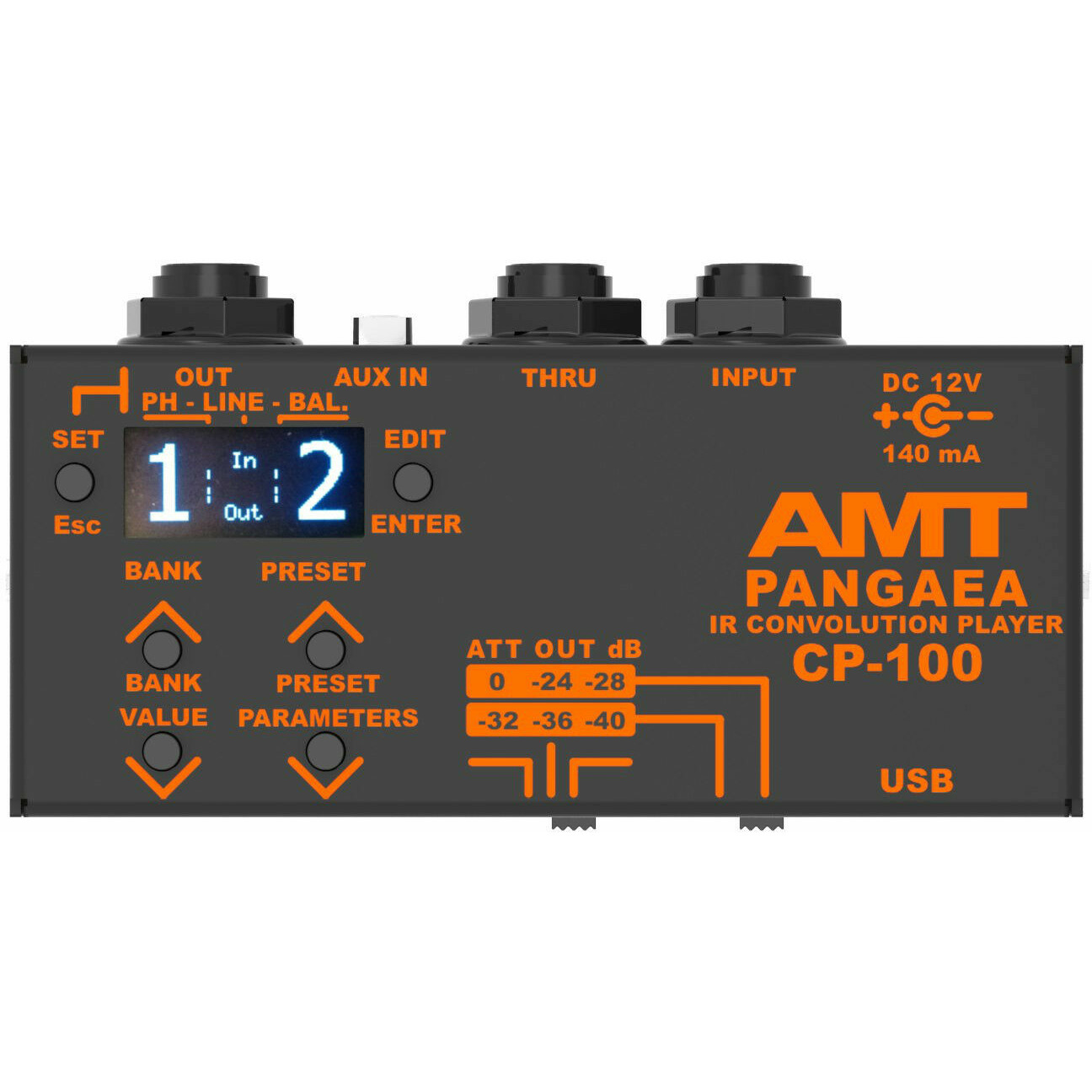 фото Гитарный процессор amt cp-100