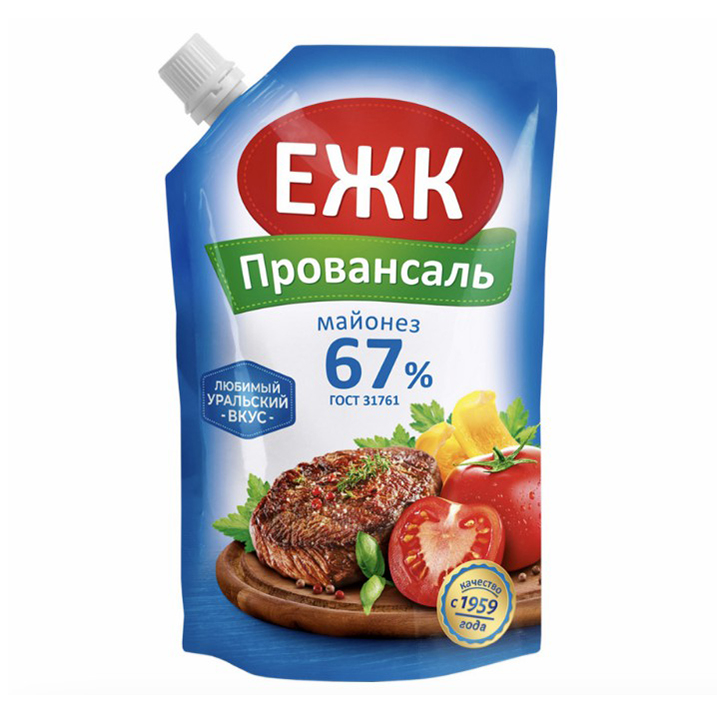 

Майонез ЕЖК Провансаль 67% 200 мл