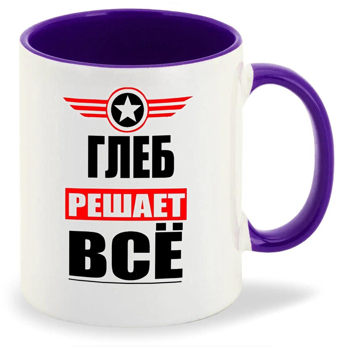 

Кружка CoolPodarok ГЛЕБ решает все