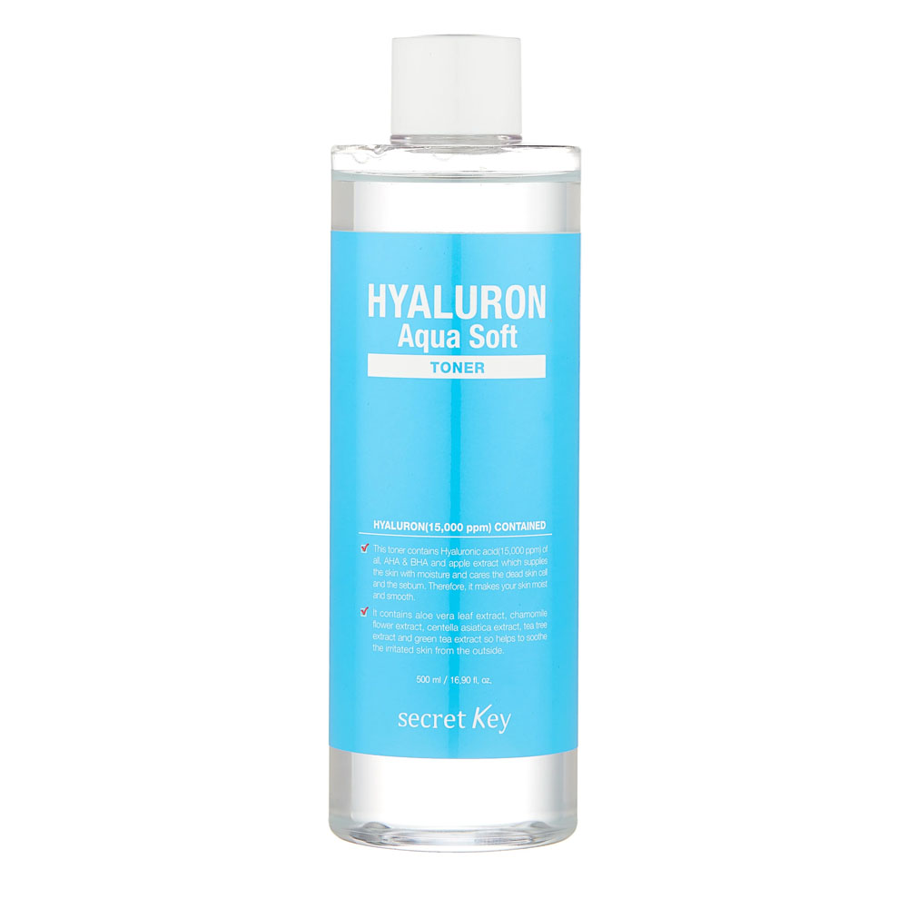 

Secret Key Тонер для лица с гиалуроновой кислотой HYALURON Aqua Soft TONER