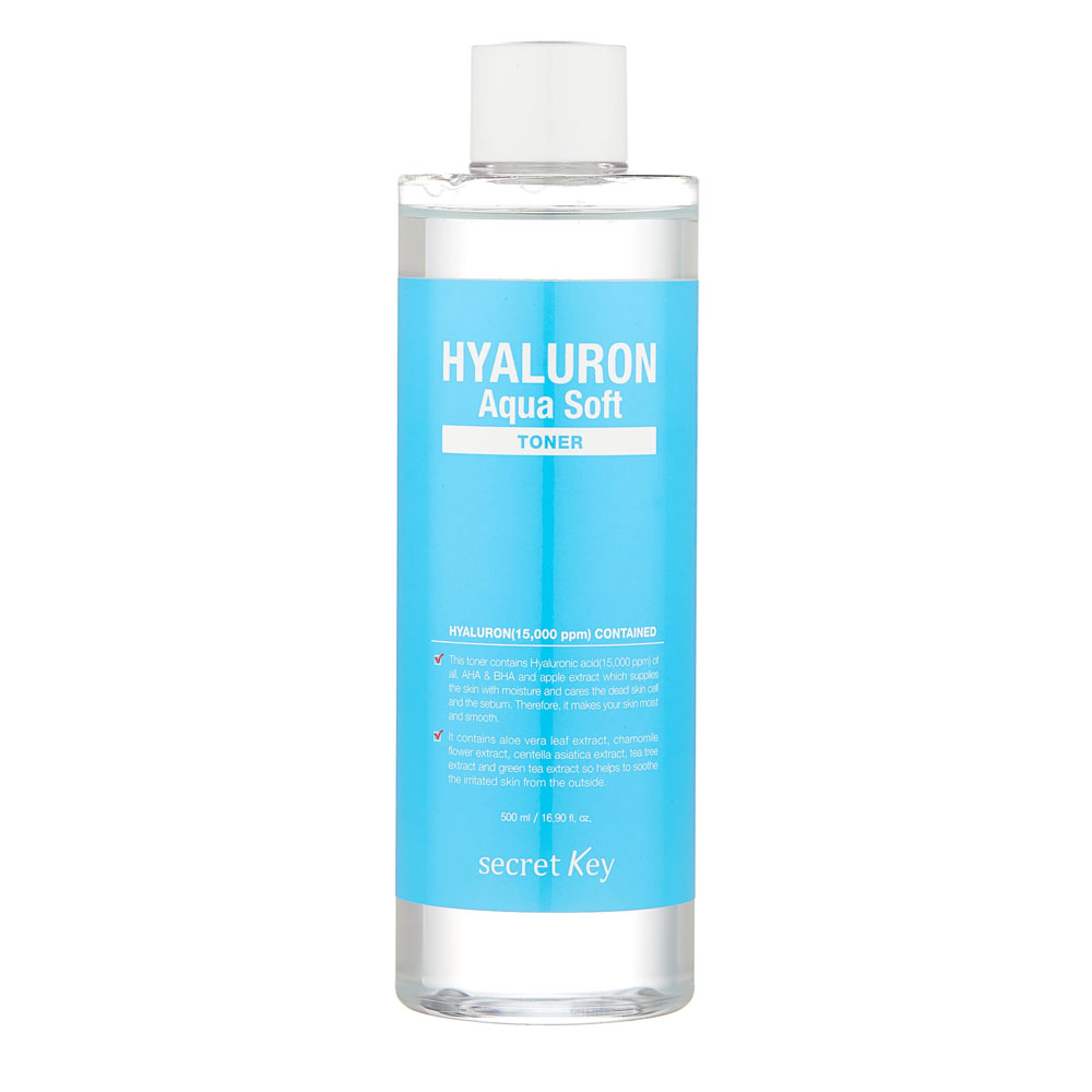 Secret Key Тонер для лица с гиалуроновой кислотой HYALURON Aqua Soft TONER