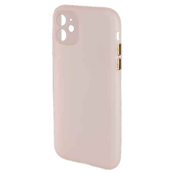 

Чехол iPhone 11 силиконовый Pudding Slim (с закрытой камерой), розовый