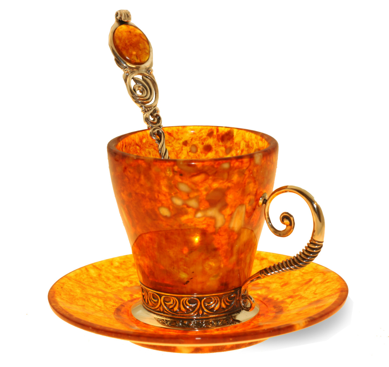 

Кофейный набор Amber Palace 3703