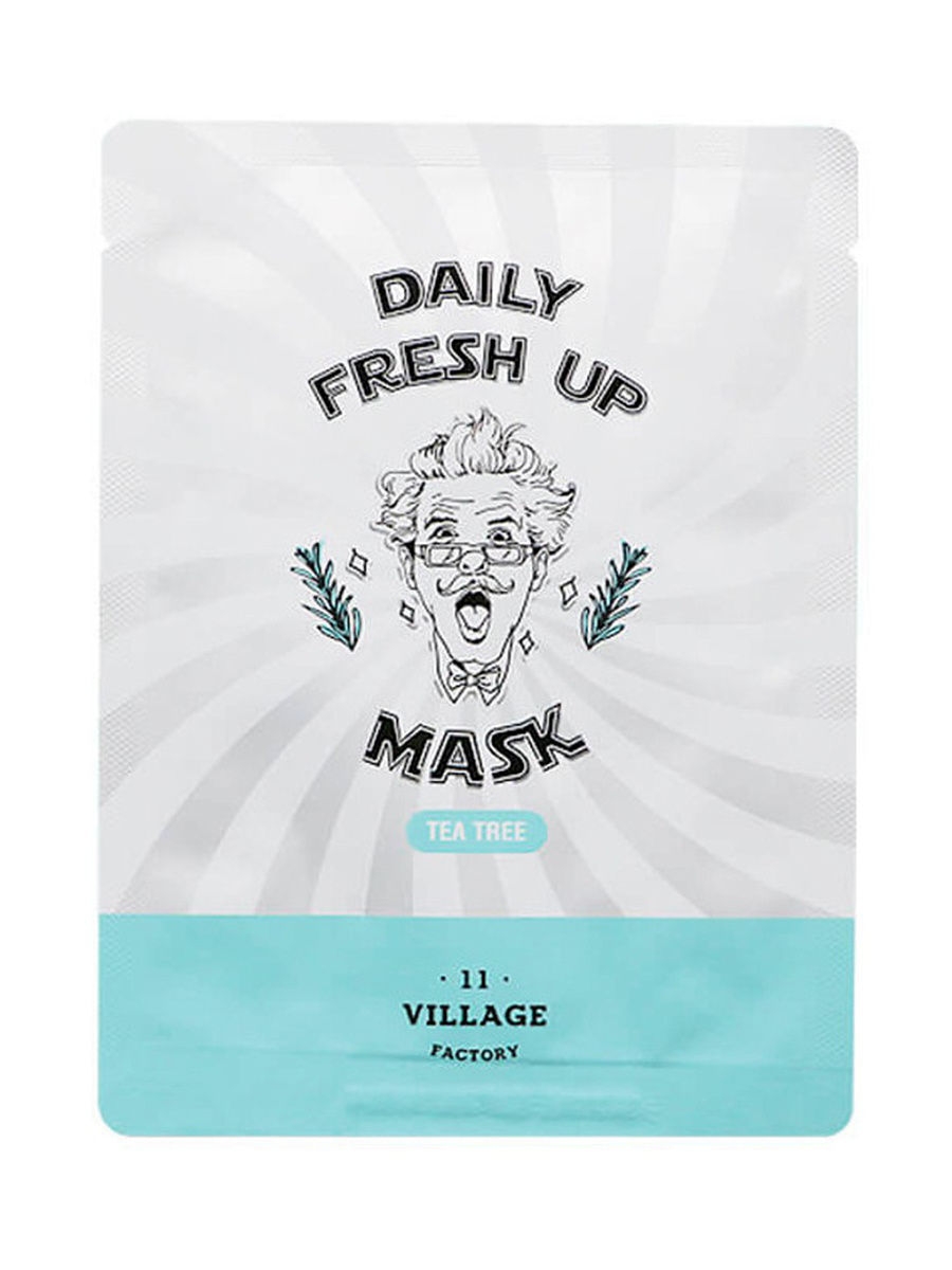 

Успокаивающая тканевая маска VILLAGE 11 FACTORY с экстрактом чайного дерева
