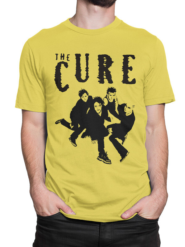 фото Футболка мужская dreamshirts the cure желтая 2xl