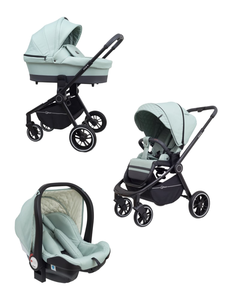 

Коляска универсальная 3 в 1 Rant Flex 2021 Ocean green