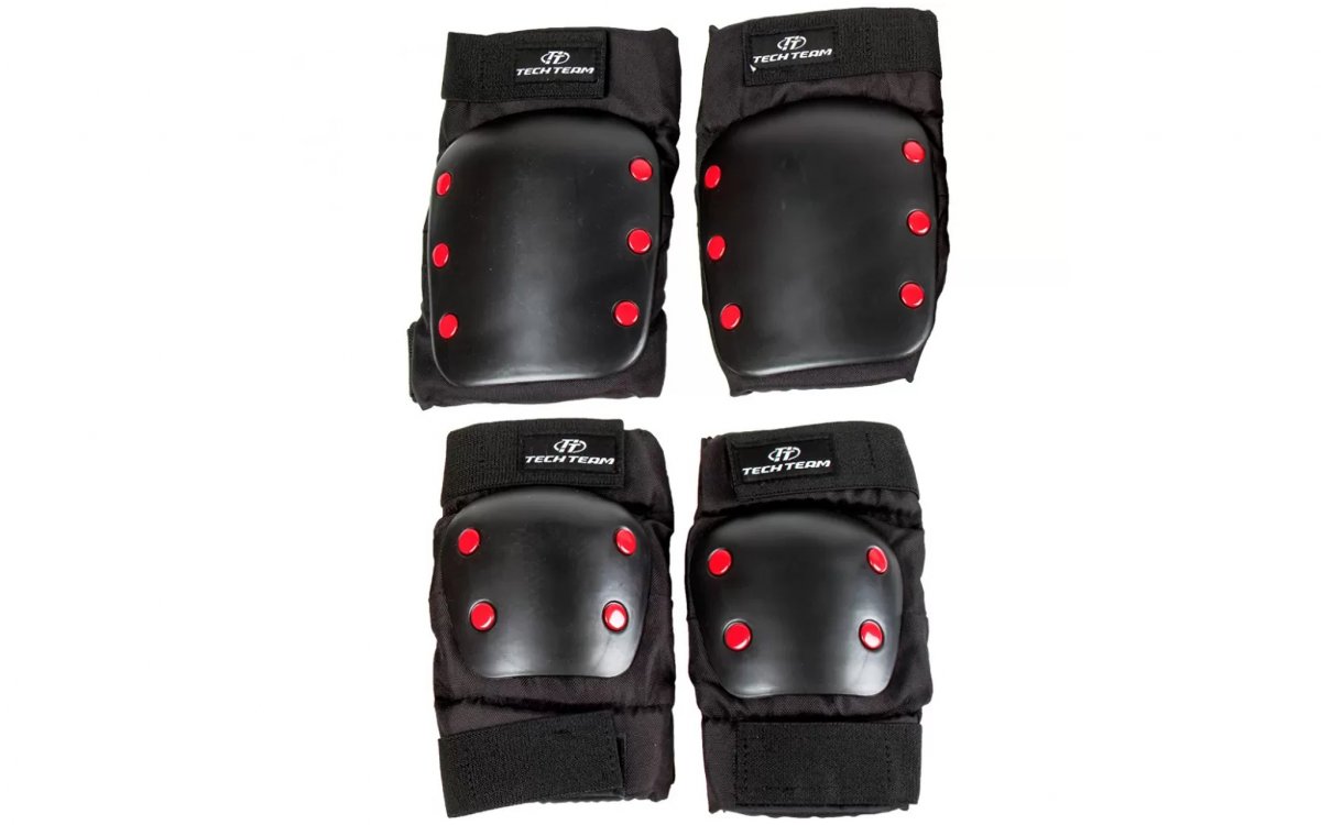 

Комплект защиты Tech Team Safety Line 1000, черный, L, Safety Line