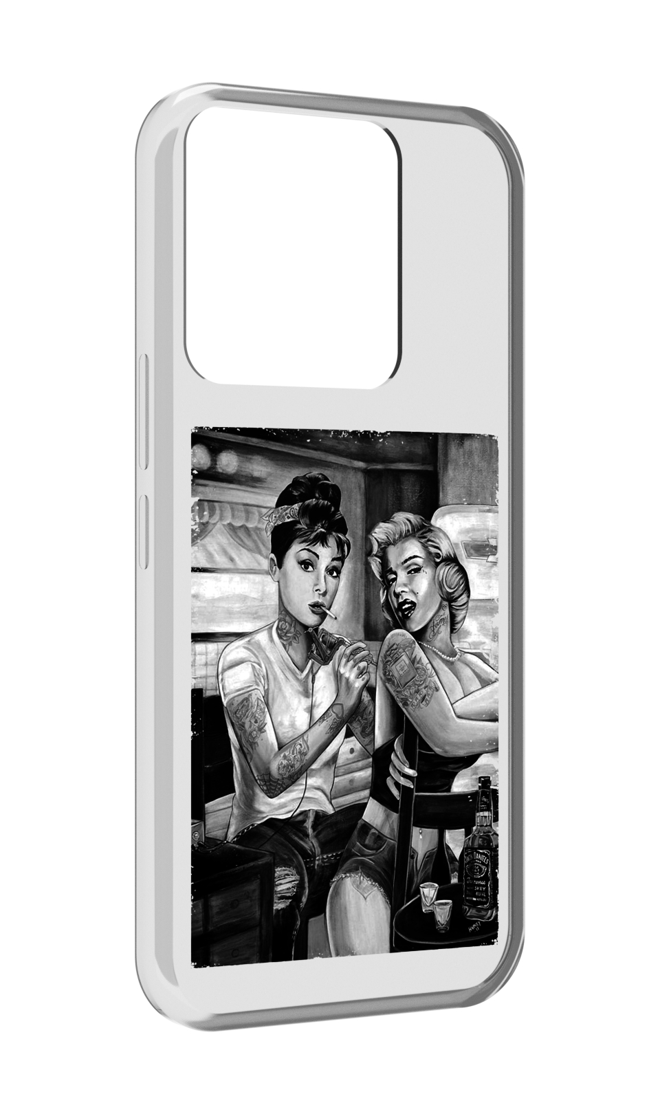 

Чехол MyPads тату мастер для Tecno Spark Go 2022 / Tecno Spark 8C, Прозрачный, Tocco