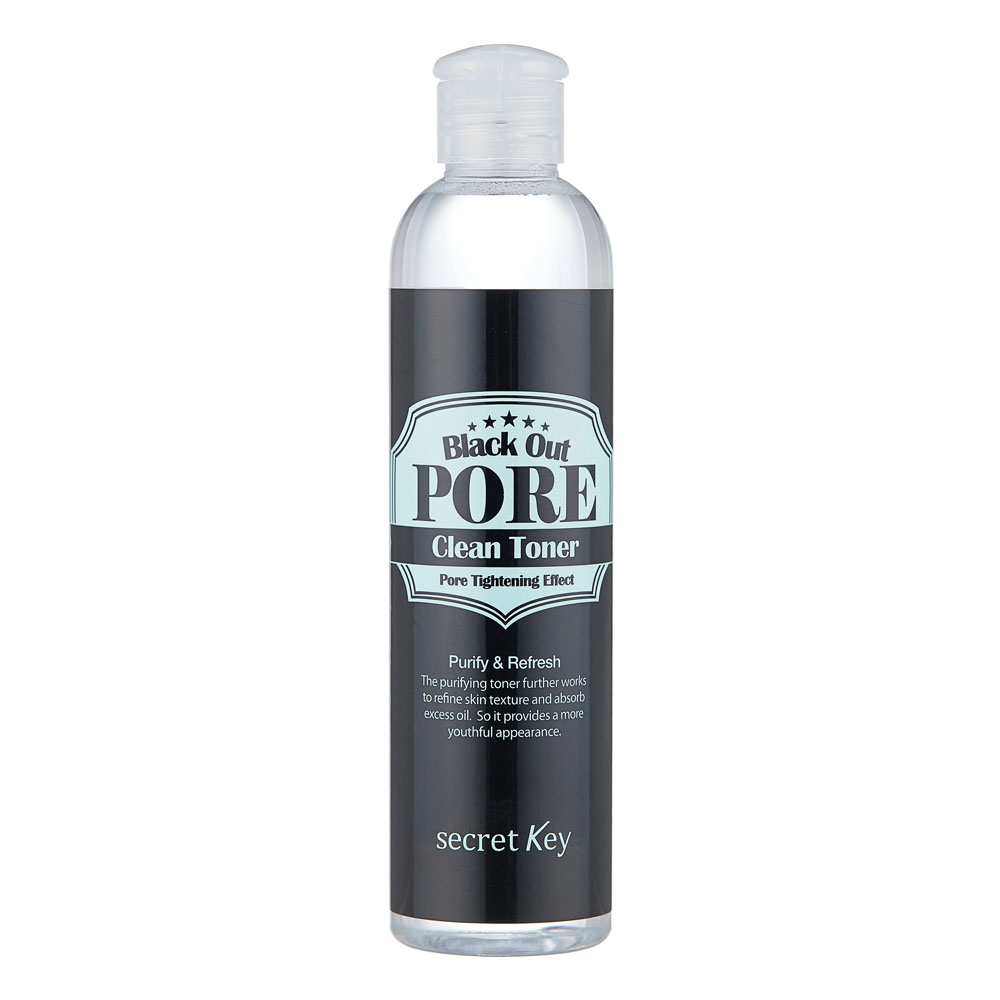 

Secret Key Тонер для лица с древесным углем Black Out PORE Clean Toner