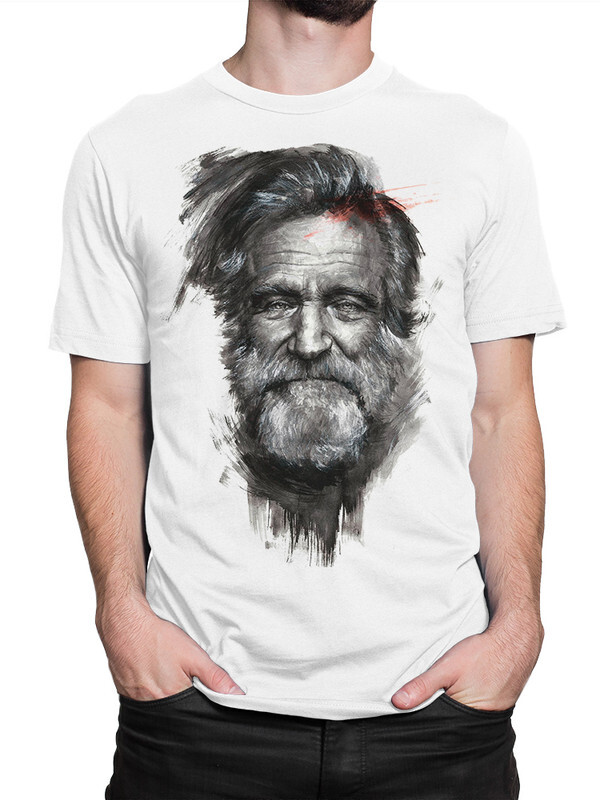 

Футболка мужская Dream Shirts Робин Уильямс белая M, Робин Уильямс