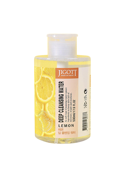 Мицеллярная вода JIGOTT Экстракт лимона 530 мл  - Купить