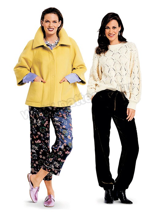 

Выкройка Burda №6371 — Брюки
