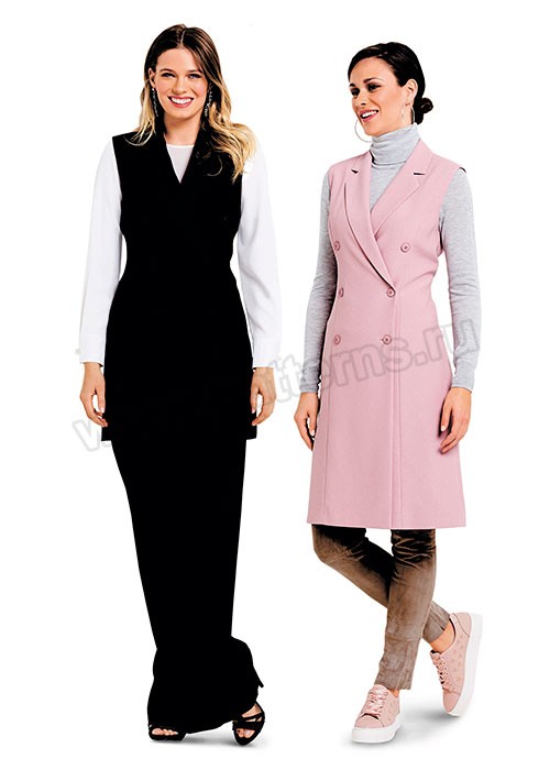 

Выкройка Burda №6380 — Жилет