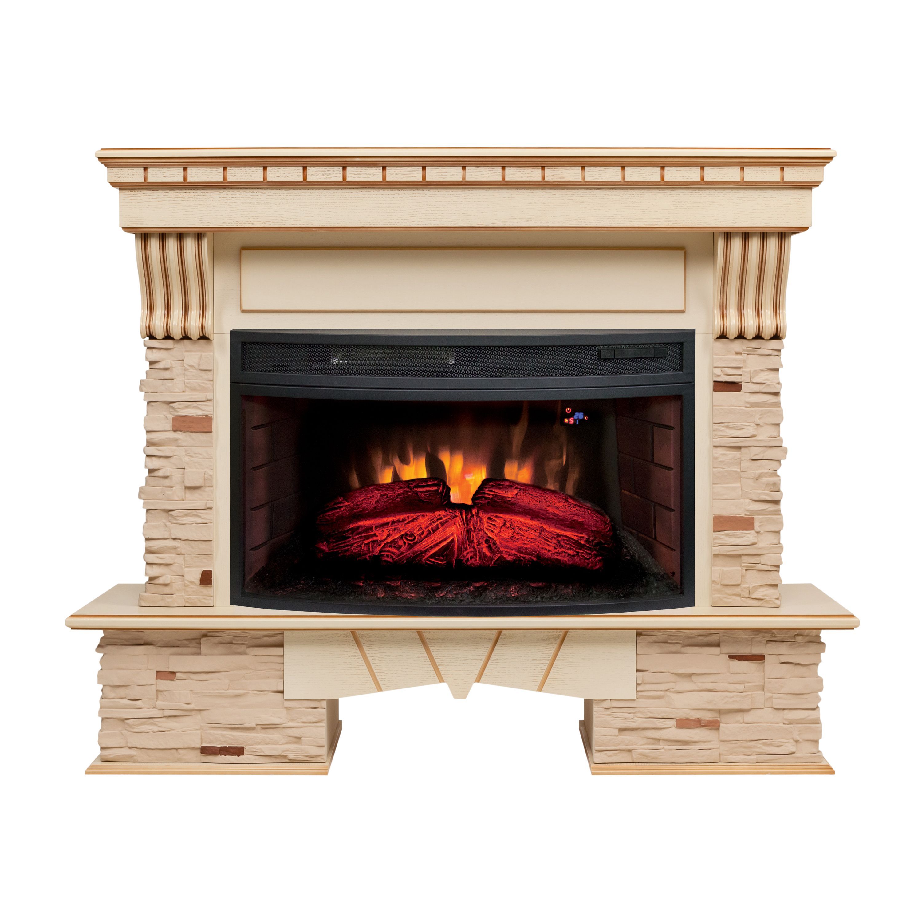 

Электрокамин RealFlame Sorento 33/33W WT-619B с очагом Firespace 33W, SORENTO 33/33W WT-619B с очагом Firespace 33W