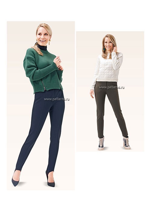 

Выкройка Burda №6745 — Брюки