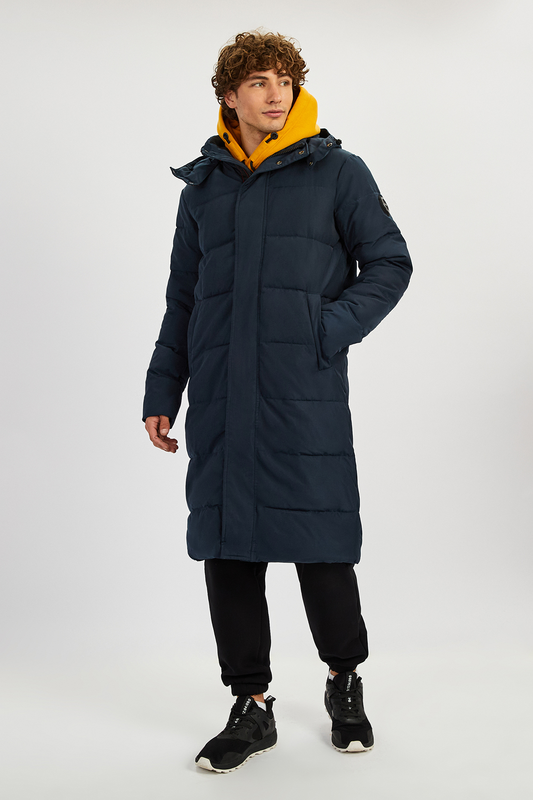 

Пуховик мужской Baon B541506 синий 2XL, B541506