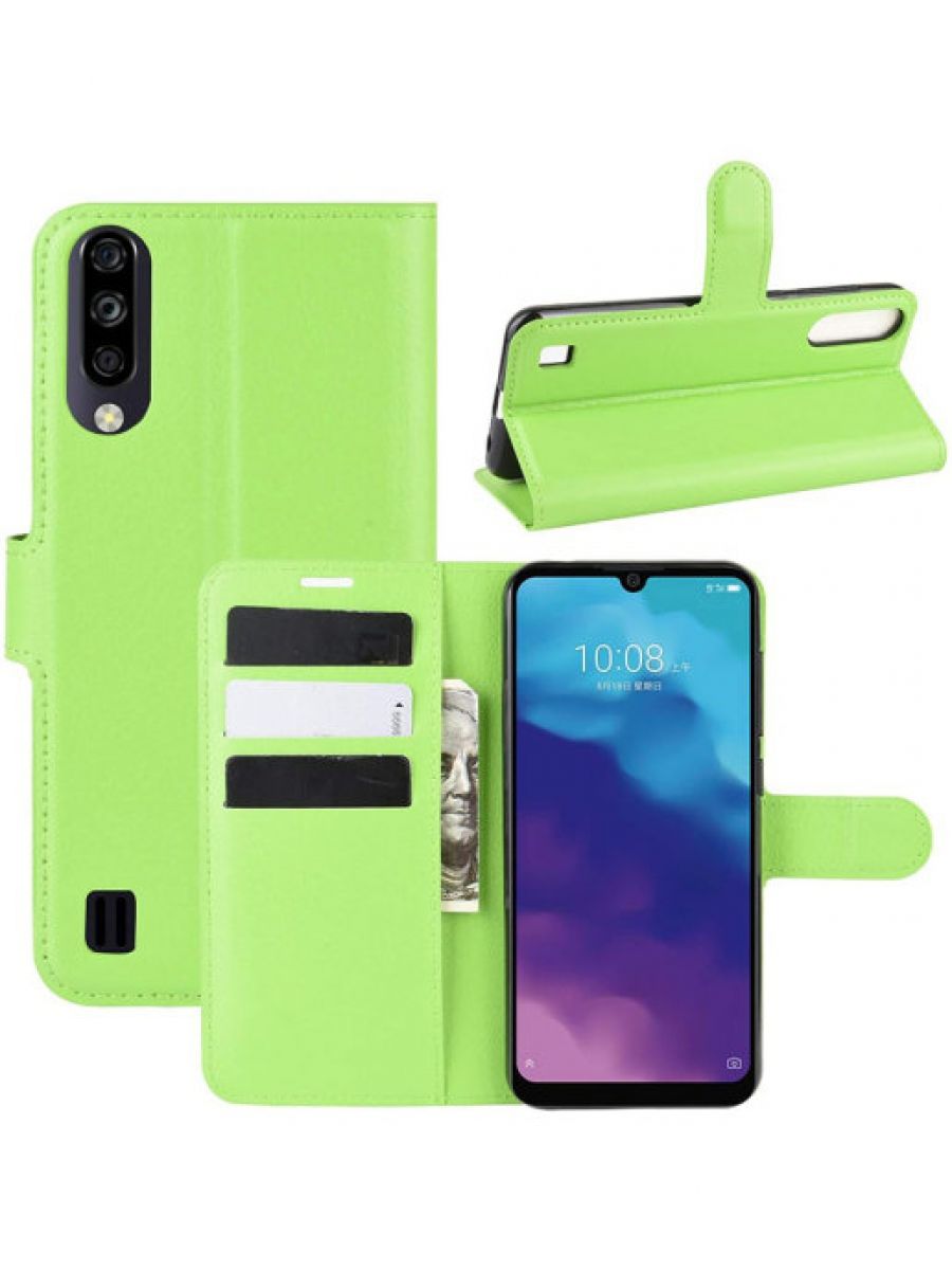 

Чехол Wallet для смартфона ZTE Blade A7 2020 зеленый
