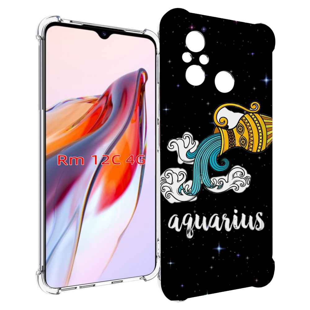 

Чехол MyPads знак зодиака водолей 2 для Xiaomi Redmi 12C / Poco C55, Tocco