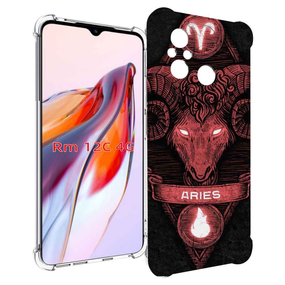 

Чехол MyPads знак зодиака овен 6 для Xiaomi Redmi 12C / Poco C55, Tocco