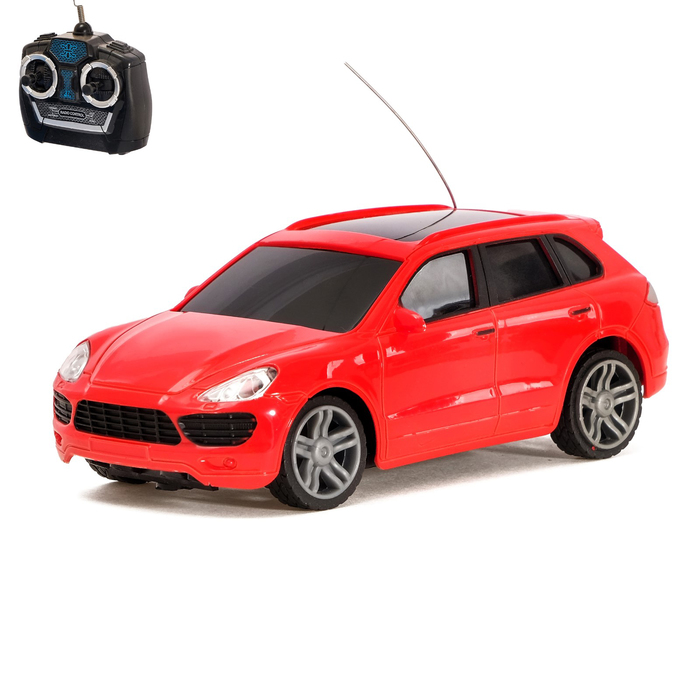 

Радиоуправляемая машинка Автоград Кроссовер, на батарейках, цвет красный, Кроссовер